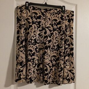 NWT Sami & Jo Black and Tan skirt - Size Petite X-Large